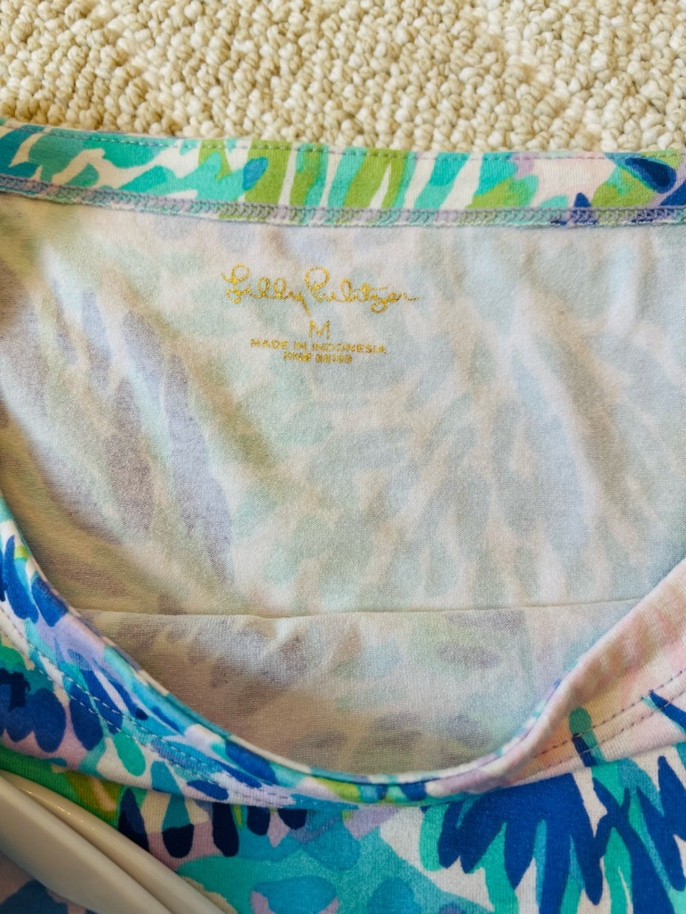Lilly Pulitzer Sophie Midi Dress in Pastel Blue, Mint & Pink Floral Size M - Picture 5 of 11